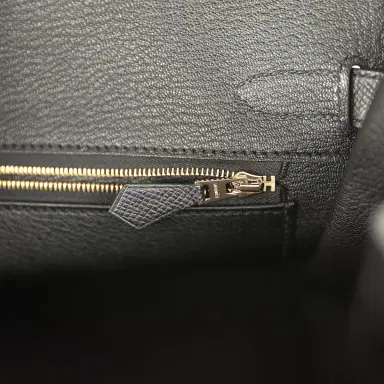 HERMÈS Hermes Birkin 30 Black Epsom Gold Hardware | Thumbnail 9 HERMÈS Hermes Birkin 30 Black Epsom Gold Hardware | Thumbnail 9