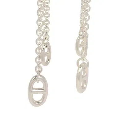 HERMÈS Hermes Farandole Drop Earrings PM Sterling Silver | Thumbnail 3 HERMÈS Hermes Farandole Drop Earrings PM Sterling Silver | Thumbnail 3