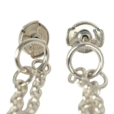 HERMÈS Hermes Farandole Drop Earrings PM Sterling Silver | Thumbnail 5 HERMÈS Hermes Farandole Drop Earrings PM Sterling Silver | Thumbnail 5
