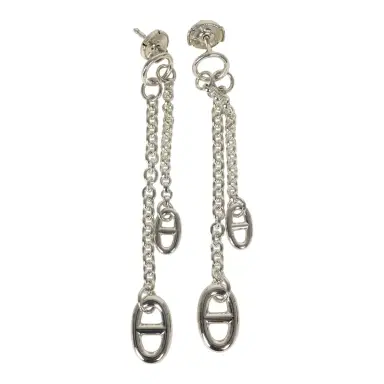 HERMÈS Hermes Farandole Drop Earrings PM Sterling Silver | Thumbnail 1 HERMÈS Hermes Farandole Drop Earrings PM Sterling Silver | Thumbnail 1