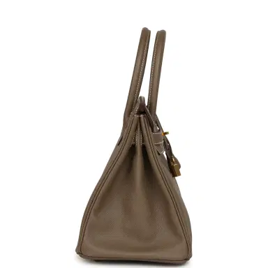 HERMÈS Pre-owned Hermes Birkin 30 Etoupe Epsom Gold Hardware | Thumbnail 3 HERMÈS Pre-owned Hermes Birkin 30 Etoupe Epsom Gold Hardware | Thumbnail 3