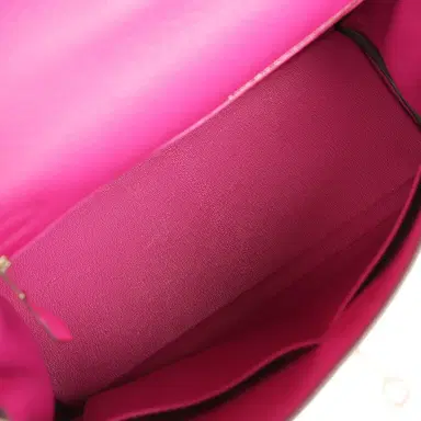 HERMÈS Pre-owned Hermes Kelly Retourne 28 Rose Poupre Togo Palladium Hardware | Thumbnail 8 HERMÈS Pre-owned Hermes Kelly Retourne 28 Rose Poupre Togo Palladium Hardware | Thumbnail 8