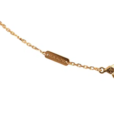 Van Cleef & Arpels Van Cleef & Arpels Vintage Alhambra Motif Pendant Necklace Malachite 18K Yellow Gold | Thumbnail 7 Van Cleef & Arpels Van Cleef & Arpels Vintage Alhambra Motif Pendant Necklace Malachite 18K Yellow Gold | Thumbnail 7