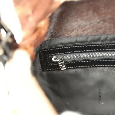Fendi Vintage Fendi Baguette Bag Brown and White Calf Hair Silver Hardware | Thumbnail 9 Fendi Vintage Fendi Baguette Bag Brown and White Calf Hair Silver Hardware | Thumbnail 9