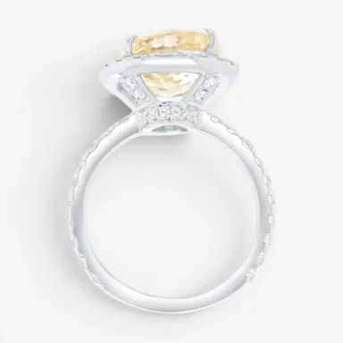 DIANA M. JEWELS Diana M. Jewels 18K White Gold Sapphire & Diamond Statement Ring Sz. 6 by The Solist | Thumbnail 3 DIANA M. JEWELS Diana M. Jewels 18K White Gold Sapphire & Diamond Statement Ring Sz. 6 by The Solist | Thumbnail 3
