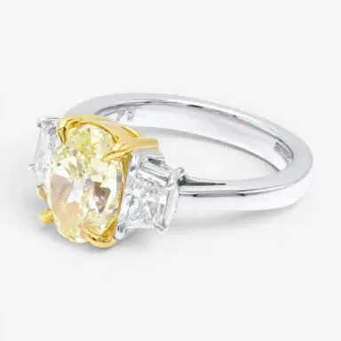 DIANA M. JEWELS Diana M. Jewels Platinum & 18K Yellow Gold Diamond Engagement Ring Sz. 6 by The Solist | Thumbnail 3 DIANA M. JEWELS Diana M. Jewels Platinum & 18K Yellow Gold Diamond Engagement Ring Sz. 6 by The Solist | Thumbnail 3