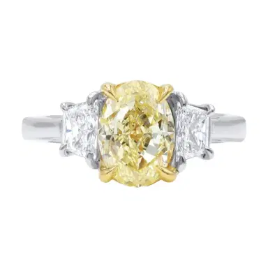 DIANA M. JEWELS Diana M. Jewels Platinum & 18K Yellow Gold Diamond Engagement Ring Sz. 6 by The Solist | Thumbnail 1 DIANA M. JEWELS Diana M. Jewels Platinum & 18K Yellow Gold Diamond Engagement Ring Sz. 6 by The Solist | Thumbnail 1