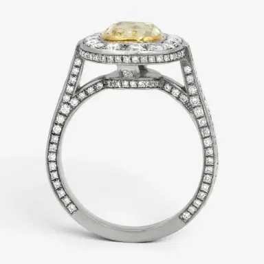 DIANA M. JEWELS Diana M. Jewels Platinum & 18K Yellow Gold Diamond Engagement Ring Sz. 6 by The Solist | Thumbnail 3 DIANA M. JEWELS Diana M. Jewels Platinum & 18K Yellow Gold Diamond Engagement Ring Sz. 6 by The Solist | Thumbnail 3