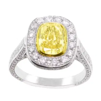 DIANA M. JEWELS Diana M. Jewels Platinum & 18K Yellow Gold Diamond Engagement Ring Sz. 6 by The Solist | Thumbnail 1 DIANA M. JEWELS Diana M. Jewels Platinum & 18K Yellow Gold Diamond Engagement Ring Sz. 6 by The Solist | Thumbnail 1
