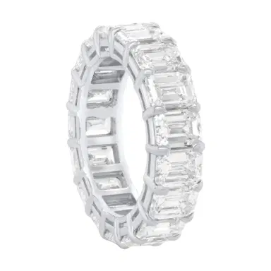 DIANA M. JEWELS Diana M. Jewels Platinum Diamond Eternity Band Ring Sz. 5.75 by The Solist | Thumbnail 1 DIANA M. JEWELS Diana M. Jewels Platinum Diamond Eternity Band Ring Sz. 5.75 by The Solist | Thumbnail 1