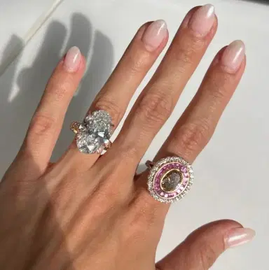 DIANA M. JEWELS Diana M. Jewels Split Shank 18K Rose Gold Diamond Engagement Ring Sz. 6.5 by The Solist | Thumbnail 2 DIANA M. JEWELS Diana M. Jewels Split Shank 18K Rose Gold Diamond Engagement Ring Sz. 6.5 by The Solist | Thumbnail 2
