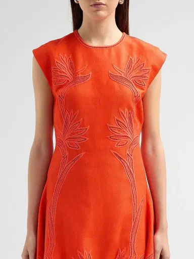 Simkhai Women's Raquel Embroidered Mini Dress | Thumbnail 5 Simkhai Women's Raquel Embroidered Mini Dress | Thumbnail 5