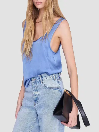 Anine Bing Women's Lea Double-Face Silk Charmeuse Tank | Thumbnail 4 Anine Bing Women's Lea Double-Face Silk Charmeuse Tank | Thumbnail 4