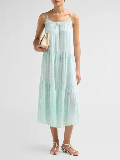 Lilly Pulitzer Women's Xaden Printed Coverup Dress - Mint - Size XL | Thumbnail 2 Lilly Pulitzer Women's Xaden Printed Coverup Dress - Mint - Size XL | Thumbnail 2