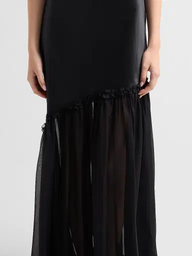 Ulla Johnson Women's Elaria Silk Gown - Noir - Size 12 | Thumbnail 5 Ulla Johnson Women's Elaria Silk Gown - Noir - Size 12 | Thumbnail 5