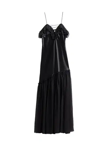 Ulla Johnson Women's Elaria Silk Gown - Noir - Size 12 | Thumbnail 1 Ulla Johnson Women's Elaria Silk Gown - Noir - Size 12 | Thumbnail 1