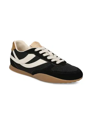 Vince Women's Echo Suede Low-Top Sneakers - Black - Size 11 | Thumbnail 2 Vince Women's Echo Suede Low-Top Sneakers - Black - Size 11 | Thumbnail 2