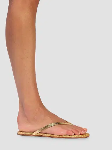 Black Suede Studio Women's Alaya Metallic Sandals - Gold Leather | Thumbnail 5 Black Suede Studio Women's Alaya Metallic Sandals - Gold Leather | Thumbnail 5