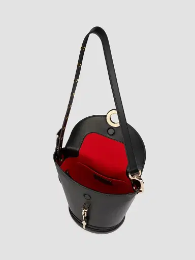 Christian Louboutin Women's Flo Shoulder Bag - Black | Thumbnail 4 Christian Louboutin Women's Flo Shoulder Bag - Black | Thumbnail 4