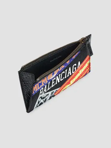 Balenciaga Men's Cash Large Long Coin and Card Holder | Thumbnail 3 Balenciaga Men's Cash Large Long Coin and Card Holder | Thumbnail 3