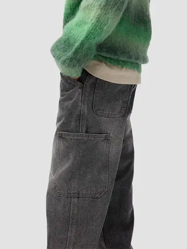 Molo Little Boy's & Boy's Archer Wide-Leg Jeans - Washed Black | Thumbnail 6 Molo Little Boy's & Boy's Archer Wide-Leg Jeans - Washed Black | Thumbnail 6
