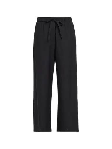 TOTEME Women's Piped Silk Drawstring Pants | Thumbnail 1 TOTEME Women's Piped Silk Drawstring Pants | Thumbnail 1