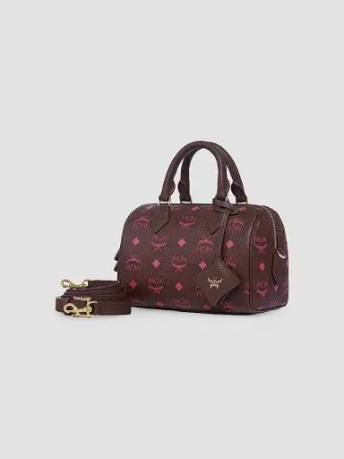 MCM Women's Ella Small Boston Hybrid Handle Bag | Thumbnail 3 MCM Women's Ella Small Boston Hybrid Handle Bag | Thumbnail 3