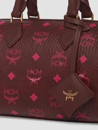 MCM Women's Ella Small Boston Hybrid Handle Bag | Thumbnail 5 MCM Women's Ella Small Boston Hybrid Handle Bag | Thumbnail 5