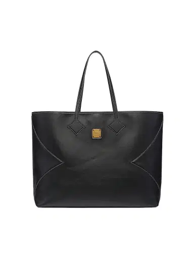 MCM Women's Dia Extra-Large Leather Shopper Tote Bag - Black | Thumbnail 1 MCM Women's Dia Extra-Large Leather Shopper Tote Bag - Black | Thumbnail 1