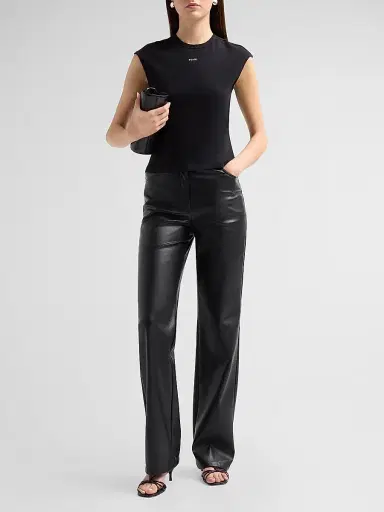 Ksubi Women's Higher Than Heaven Rivet Staple Logo Cap-Sleeve T-Shirt - Black - Size Large | Thumbnail 2 Ksubi Women's Higher Than Heaven Rivet Staple Logo Cap-Sleeve T-Shirt - Black - Size Large | Thumbnail 2