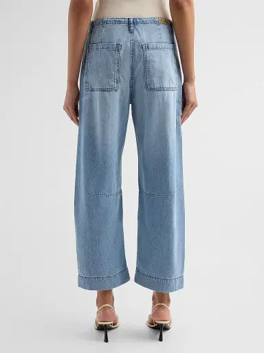 Le Jean Women's Weightless Utility Soft Barrel-Leg Drawstring Jeans | Thumbnail 3 Le Jean Women's Weightless Utility Soft Barrel-Leg Drawstring Jeans | Thumbnail 3