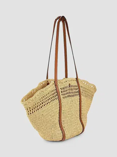 Ulla Johnson Women's Crocheted Raffia Basket Bag | Thumbnail 3 Ulla Johnson Women's Crocheted Raffia Basket Bag | Thumbnail 3