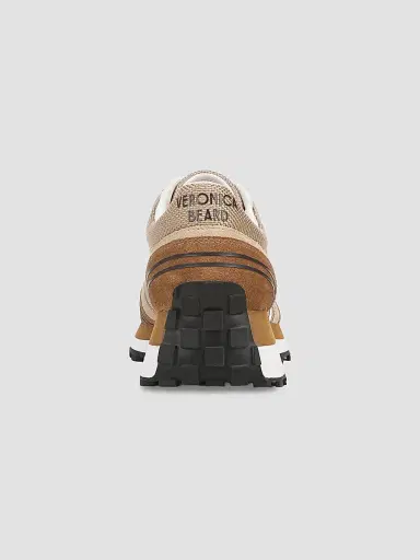 Veronica Beard Women's Valentina Sport Suede Low-Top Sneakers - Chestnut Ecru | Thumbnail 3 Veronica Beard Women's Valentina Sport Suede Low-Top Sneakers - Chestnut Ecru | Thumbnail 3