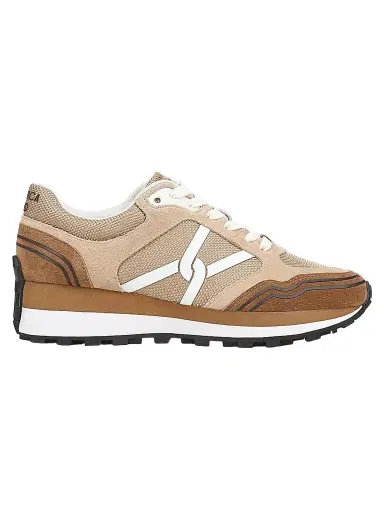 Veronica Beard Women's Valentina Sport Suede Low-Top Sneakers - Chestnut Ecru | Thumbnail 1 Veronica Beard Women's Valentina Sport Suede Low-Top Sneakers - Chestnut Ecru | Thumbnail 1
