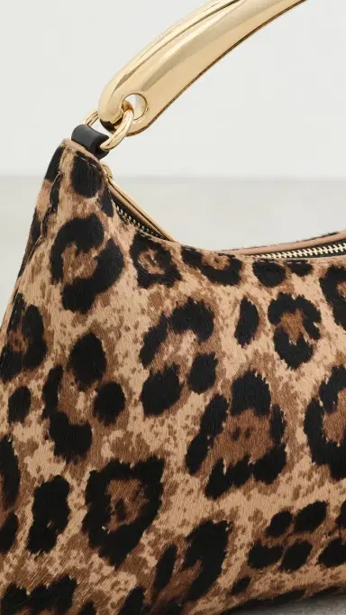 Mansur Gavriel Metal Handle Rhea Bag Leopard One Size | Thumbnail 5 Mansur Gavriel Metal Handle Rhea Bag Leopard One Size | Thumbnail 5