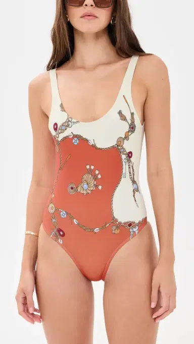 Versace Stolen Jewels Printed One Piece | Thumbnail 5 Versace Stolen Jewels Printed One Piece | Thumbnail 5