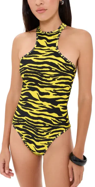 The Attico Zebra One Piece | Thumbnail 1 The Attico Zebra One Piece | Thumbnail 1