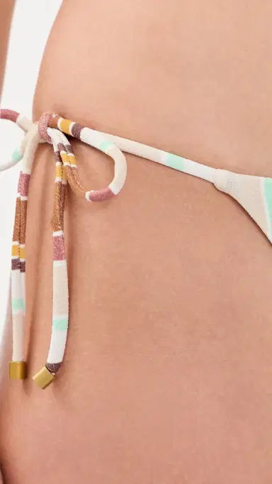 vitamin A Elle Side Tie Bikini Bottoms Sand Dunes Stripe L | Thumbnail 5 vitamin A Elle Side Tie Bikini Bottoms Sand Dunes Stripe L | Thumbnail 5