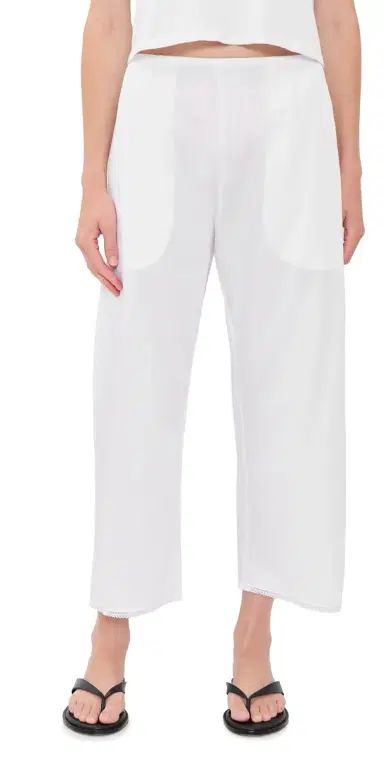 LESET Yoko Lace Crop Pants | Thumbnail 1 LESET Yoko Lace Crop Pants | Thumbnail 1