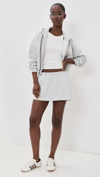 GOOD AMERICAN The Fleece Skort | Thumbnail 5 GOOD AMERICAN The Fleece Skort | Thumbnail 5
