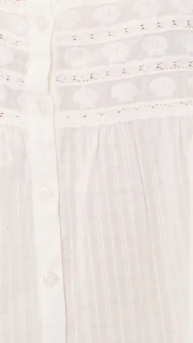 Show Me Your Mumu Faye Top White Voile | Thumbnail 6 Show Me Your Mumu Faye Top White Voile | Thumbnail 6