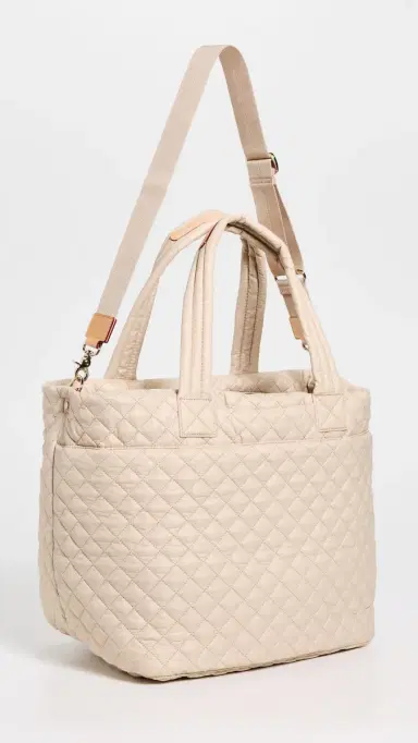 MZ Wallace Large Metro Tote Deluxe Buff One Size | Thumbnail 4 MZ Wallace Large Metro Tote Deluxe Buff One Size | Thumbnail 4