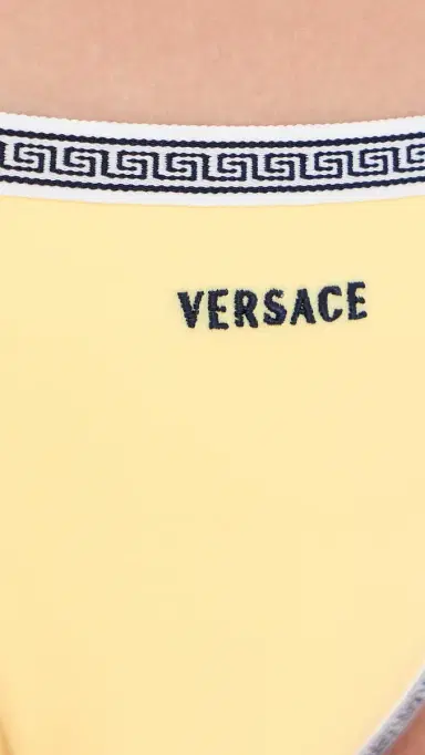 Versace Embroidered Logo Bikini Bottoms | Thumbnail 5 Versace Embroidered Logo Bikini Bottoms | Thumbnail 5