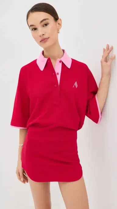 The Attico Mini Dress Red/Pink | Thumbnail 2 The Attico Mini Dress Red/Pink | Thumbnail 2