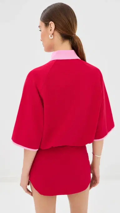 The Attico Mini Dress Red/Pink | Thumbnail 3 The Attico Mini Dress Red/Pink | Thumbnail 3
