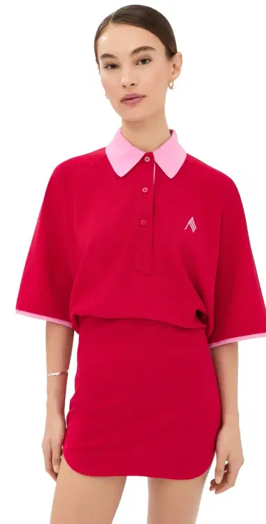 The Attico Mini Dress Red/Pink | Thumbnail 1 The Attico Mini Dress Red/Pink | Thumbnail 1