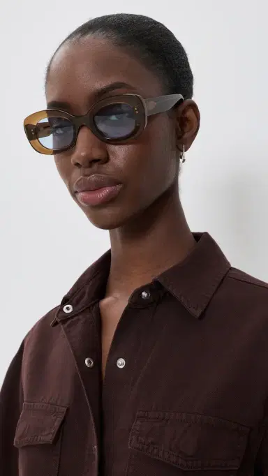 Jimmy Fairly Cinnamon Sunglasses Brown One Size | Thumbnail 3 Jimmy Fairly Cinnamon Sunglasses Brown One Size | Thumbnail 3