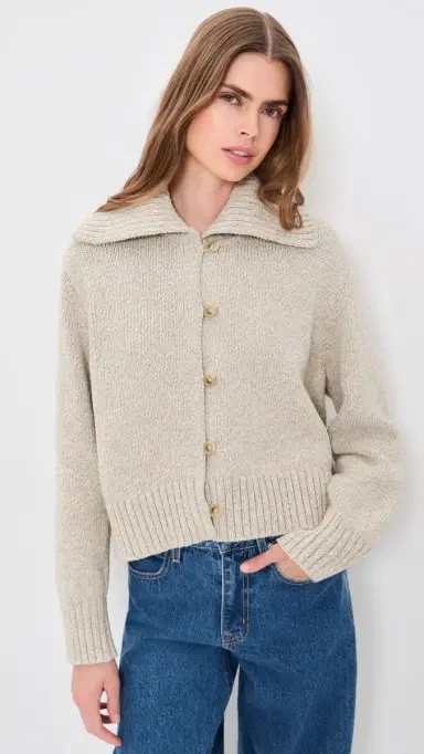 Jenni Kayne Sailor Cardigan Oat arl | Thumbnail 2 Jenni Kayne Sailor Cardigan Oat arl | Thumbnail 2