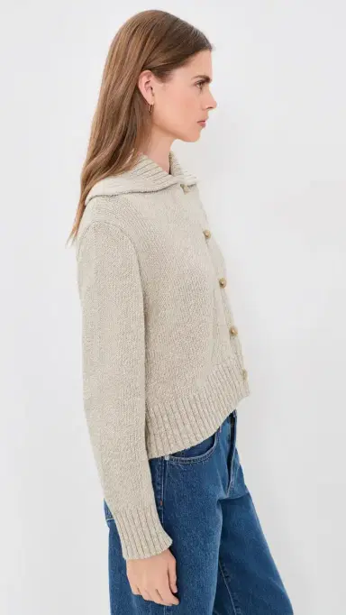 Jenni Kayne Sailor Cardigan Oat arl | Thumbnail 4 Jenni Kayne Sailor Cardigan Oat arl | Thumbnail 4