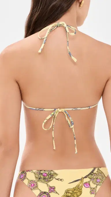 Versace Broken Jewels Printed Bikini Top | Thumbnail 3 Versace Broken Jewels Printed Bikini Top | Thumbnail 3